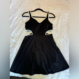 Black and White Tennis Dress